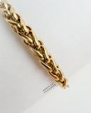Bold Wheat Bracelet