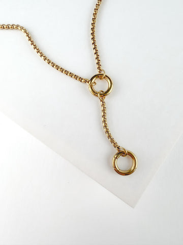 Lariat Charm Necklace