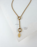 Lariat Charm Necklace