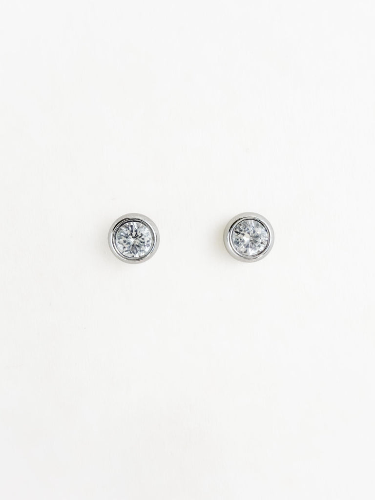 Dainty Moissanite Stud Earrings