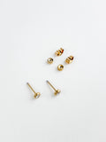 Dainty Moissanite Stud Earrings