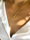 Moissanite Horseshoe Necklace