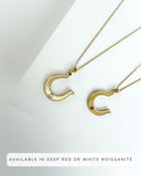 Moissanite Horseshoe Necklace