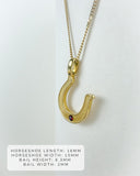 Moissanite Horseshoe Necklace