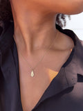 Personalized Box Chain Initial Necklace