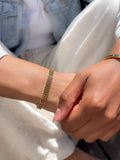 Gold Mesh Chain Bracelet