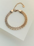 Gold Mesh Chain Bracelet
