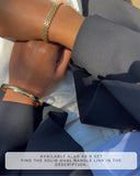 Gold Mesh Chain Bracelet