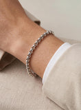 Silver Rolo Bracelet & Bangle