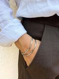 Silver Rolo Bracelet & Bangle