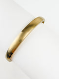 Solid Oval Bangle